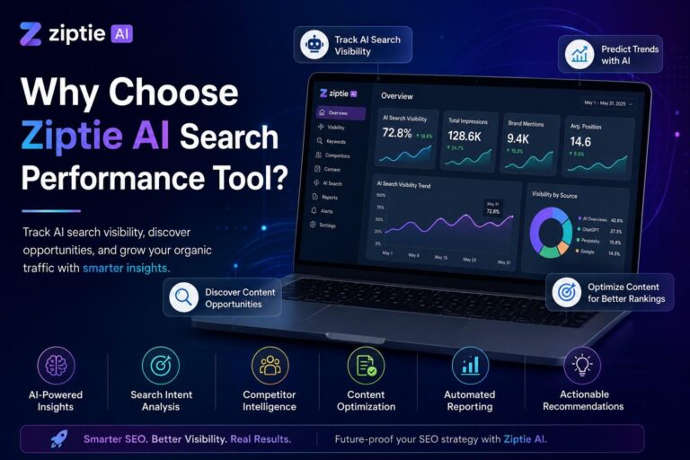 Why Choose Ziptie AI Search Performance Tool