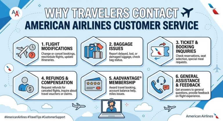 Why Travelers Contact American Airlines Customer Service american airlines customer service
