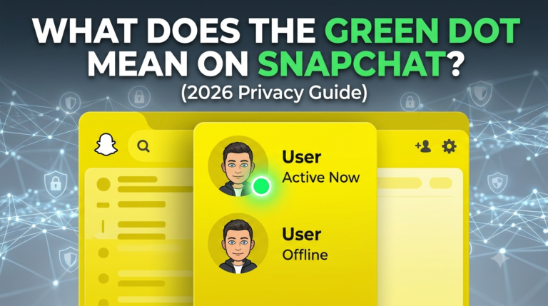 What Does the Green Dot Mean on Snapchat? (2026 Privacy Guide) What Does the Green Dot Mean on Snapchat